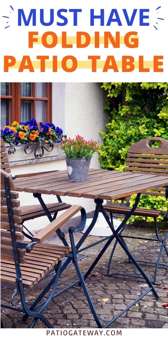 The Best Folding Patio Tables of 2024 Patio Gateway