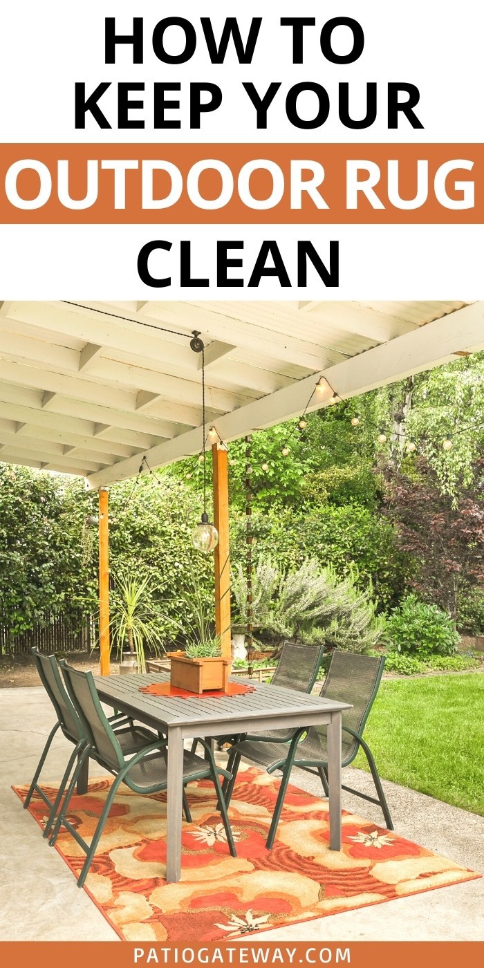 How to Clean an Outdoor Rug (With and Without a Pressure Washer