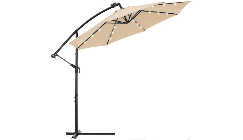 Wealthgirl 10ft Solar Umbrella