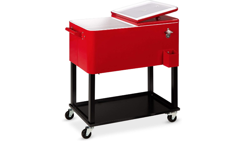Best Choice Products Rolling Cooler Cart