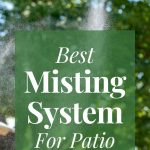 The Best Misting System for Patio Coolness | Outdoor Cool Mist | Tabletop Mister | Keep Cool on Your Deck | Backyard Cooling Mist #coolingmist #beattheheat #mistingsystem