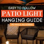 Best WAy to Hang Patio Lights | How to Hang Patio Lights Without Nails | Putting up LED Lights Without Nails | Easiest Way to Hang Lights | DIY Patio Lights | #howto #DIY #PatioLights #LED #Instructions