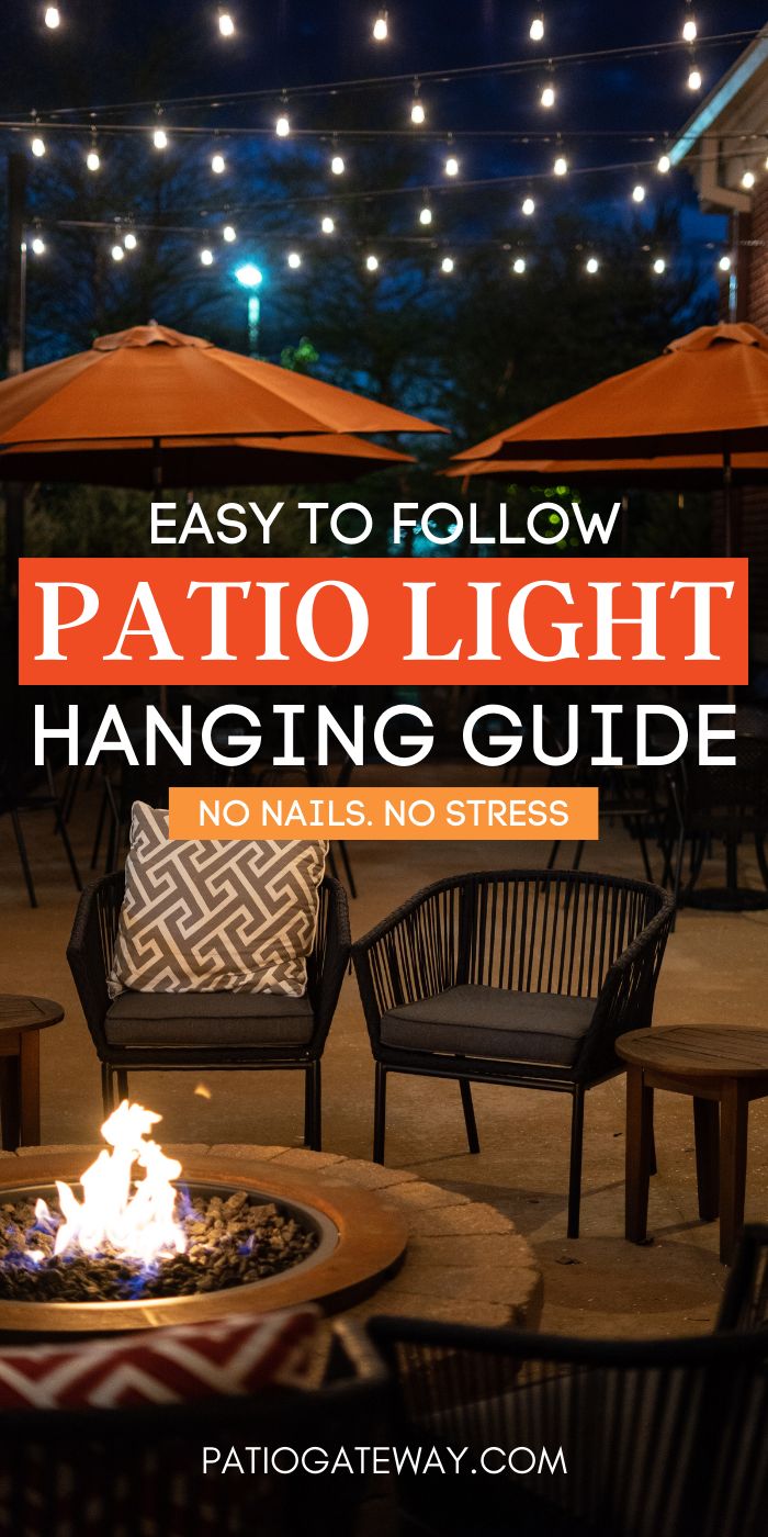 How to Hang Patio Lights Without Nails Patio Gateway