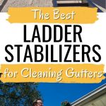 Ladder Stabilizers for Cleaning Gutters | Gutter Cleaning | Safety Devices for Ladders | Ladder Safety Tips | Gutter Cleaning Tips | #gutters #ladder #laddersafety #ladderstabilizer #review