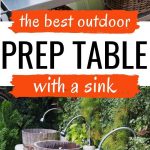 Outdoor Prep Tables | Best Prep Tables With Sinks | Tables for Outdoor Use | Grill Prep Tables | Outdoor Flat Top Tables | Stainless Steel Prep Tables | Outdoor Kitchen Ideas | Outdoor Kitchen Products | Outdoor Kitchen Counters | #outdoorkitchen #inspo #reviews #cooking #grilling