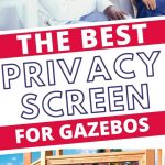 The Best Privacy Screens for Gazebos | Gazebo Privacy Screens | Outdoor Privacy Curtains | Outdoor Privacy Blinds | How to Make a Gazebo More Private | Outdoor Privacy | #privacy #outdoor #privacyfence #privacyscreen #reviews