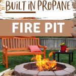 Built-In Propane Tank | DIY Propane Tank | Drop-In Propane Tank | DIY Fire Pit | Built-In Fire Pits | #firepit #propane #built-in #custom #DIY