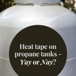 Heat Tape on Propane Tanks | Using Heat Tape | Heat Tape Tips | How to Use Heat Tape | Propane Tank FAQ | Propane Safety | Keeping Propane Tanks From Freezing | Propane Tank Freezing Hazard | #propanetank #heattape #DIY #propanetips