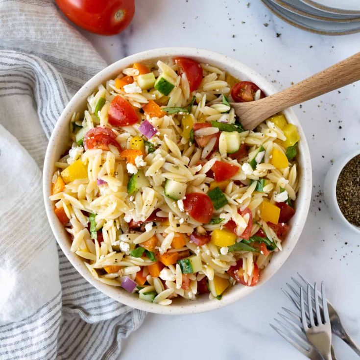 Image for Rainbow Orzo Salad