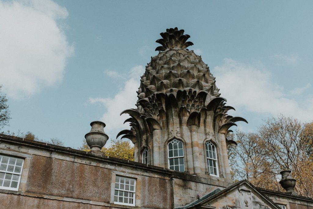 Pineapple shaped building