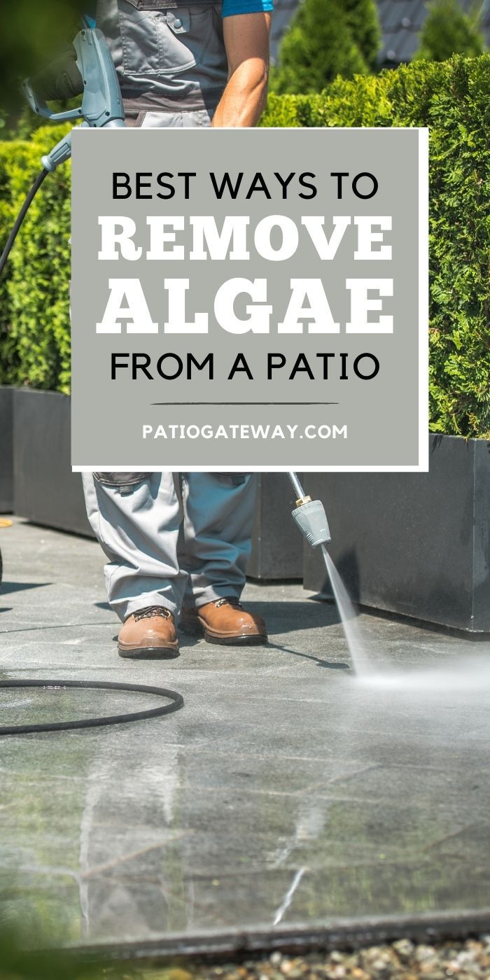 How to Remove Green Algae from a Patio Patio Gateway
